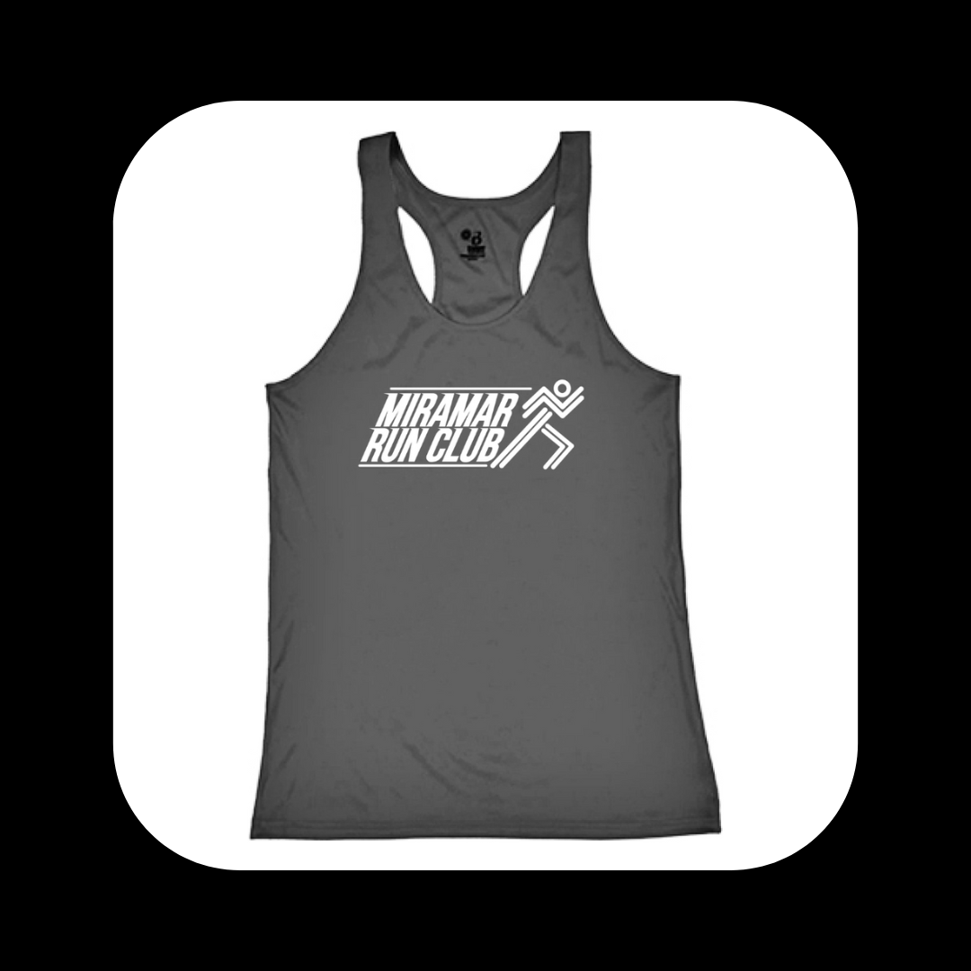 Miramar Women Black Racerback Performance Tank