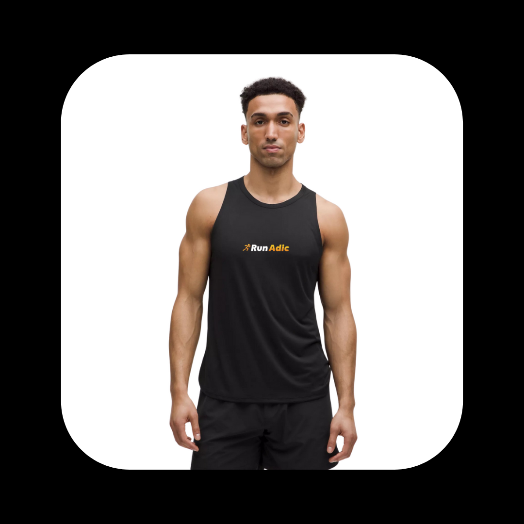 RunAdic Lightweight Tank Top Black