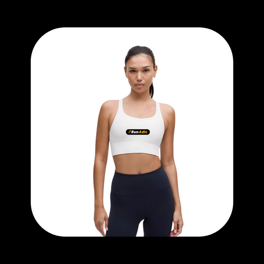 RuAdic Energy Longline Bra *Medium Support, B-D Cup White