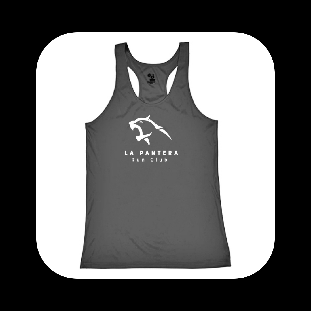 La Pantera Women Black Racerback Performance Tank