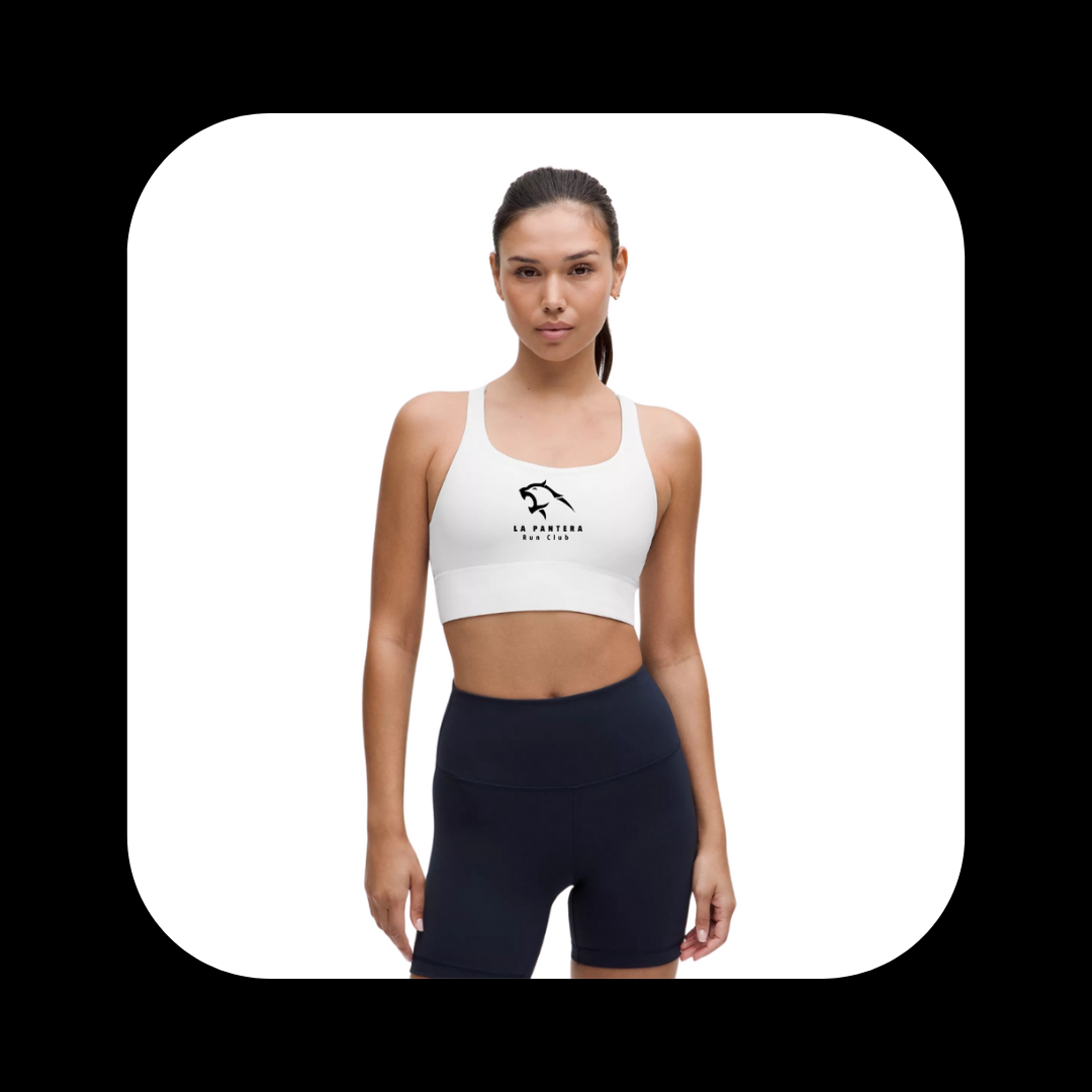 La Pantera Energy Longline Bra *Medium Support, B-D Cup White